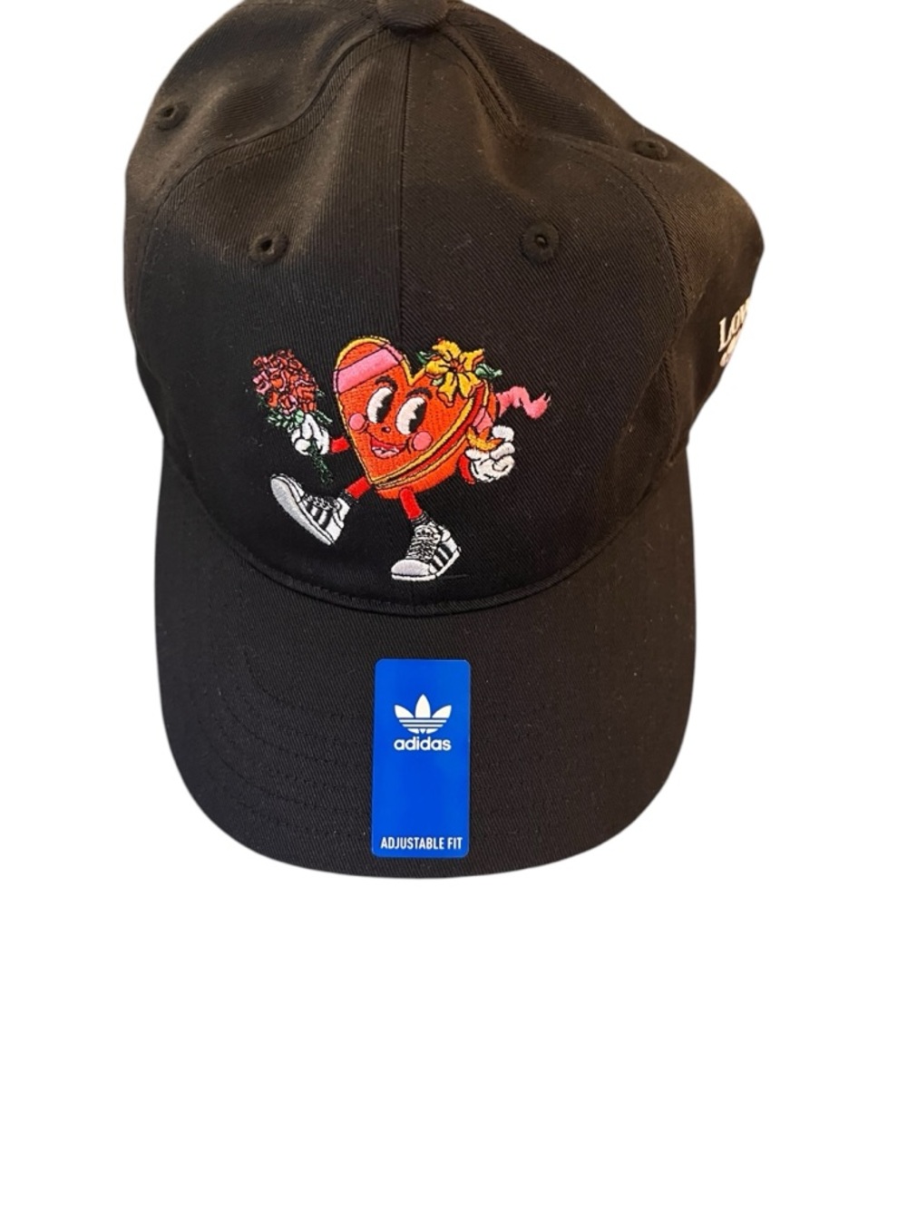 Adidas Unisex NWT Love Lifts Strapback Adjustable Cap in Black/White